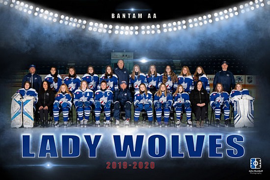 Hockey Team Photos - Sudbury Lady Wolves Bantam AA